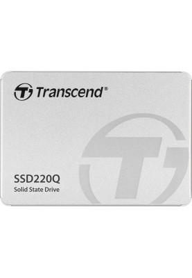 Твердотільний накопичувач 2Tb, Transcend SSD220Q, SATA3, 2.5", 3D QLC, 550/500 MB/s (TS2TSSD220Q)