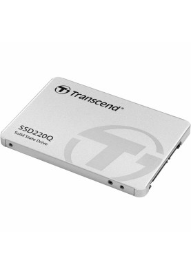 Твердотільний накопичувач 2Tb, Transcend SSD220Q, SATA3, 2.5", 3D QLC, 550/500 MB/s (TS2TSSD220Q)