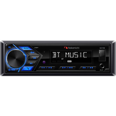 Автомагнітола Nakamichi NQ711B, Bluetooth, USB, SD/MMC, 1 Din, Multicolor