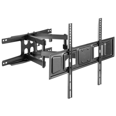 Настінне кріплення LCD/Plasma TV 39-80" Satelit 39-80PIVOT600A Black, навантаження до 40 кг, нахил +5°/-15°, поворот +/-60°, відступ від стіни 62-468 мм, VESA 600x400 мм