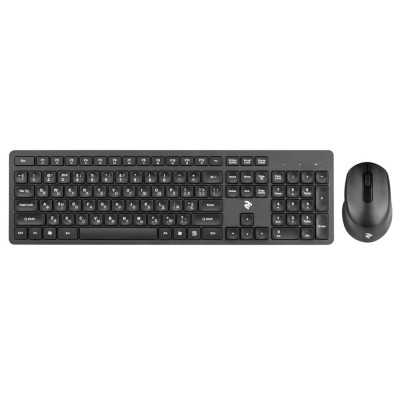 Комплект бездротовий 2E MK420 Black, USB, до 10 м, 1600 dpi, 1xAA/1xAAA (2E-MK420WB)