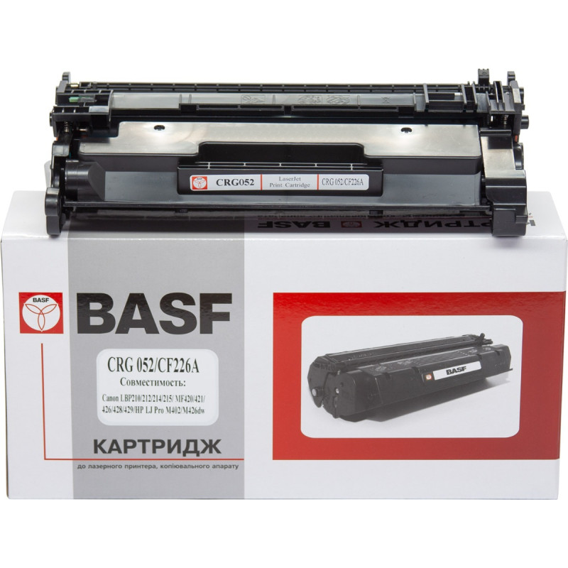 Картридж Canon 052, Black, LBP212dw/214dw/215x, MF421dw/426dw/428x/MF429x, 3100 стор, BASF (BASF-KT-052)