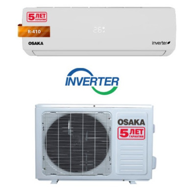 Кондиціонер Osaka STV-24HH INVERTER White, спліт-система, компресор інвертор, площа приміщення 70 кв.м, автоматичний, осушення, вентиляція, обігрів, охолодження, фреон R410A