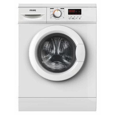 Пральна машина PRIME Technics PWF 6104 I White, завантаження 6кг, фронтальна, 23 програм, дисплей, швидкість віджиму 1000 об/хв, клас енергоспоживання A++, 85x59.5x47