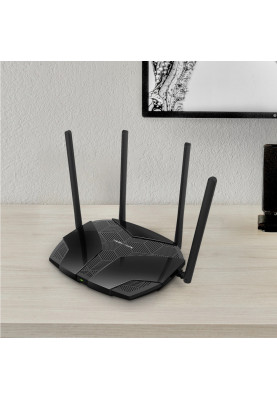 Роутер Mercusys MR70X Wi-Fi 802.11ax, 1775Mb, 3 LAN 10/100/1000Mb, підтримка MU-MIMO/MIMO