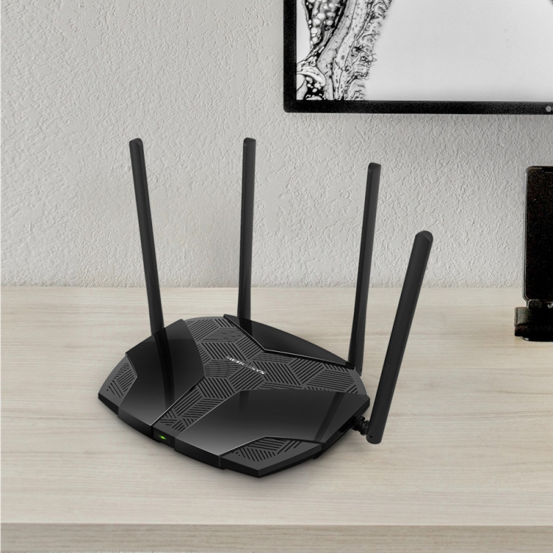 Роутер Mercusys MR70X Wi-Fi 802.11ax, 1775Mb, 3 LAN 10/100/1000Mb, підтримка MU-MIMO/MIMO