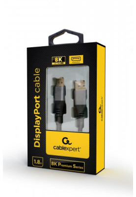 Кабель DisplayPort-DisplayPort 1.8 м Cablexpert, v1.4, 8K 60Hz (CC-DP8K-6)