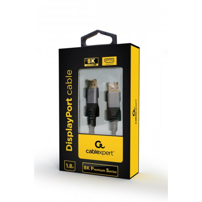 Кабель DisplayPort - DisplayPort 1.8 м Cablexpert, v1.4, 8K 60Hz (CC-DP8K-6)