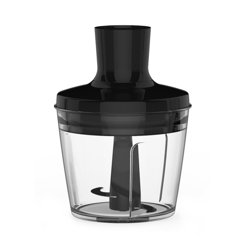 Блендер Tefal HB653838, Black/Silver, 800W, ручний, занурювальний, склянка 800 мл, подрібнювач 500 мл, подрібнювач
