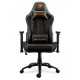 Ігрове крісло Cougar Outrider Black, дихаюча екошкіра, сталевий каркас, чорний