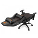 Ігрове крісло Cougar Outrider Black, дихаюча екошкіра, сталевий каркас, чорний