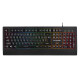 Клавіатура 2E KG330 GAMING, Black, USB, мембранна, LED підсвічування, незнімна підставка під зап'ястя, водонепроникна конструкція, 1.5 м (2E-KG330UBK)