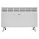 Конвектор Ergo HCU 212020 White, 2000W, площа обслуговування 20 кв.м, термостат механічний, установка настінна/підлогова, 785 х 120 х 450 мм (без ніжок)