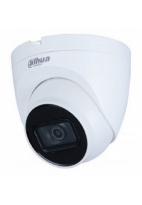 IP камера Dahua DH-IPC-HDW2431TP-AS-S2 (2.8 мм), 4 Mп, 1/3" CMOS, H.265, день/ніч, ІЧ підсвічування 30 м, RJ-45, Micro SD, IP67, PoE, мікрофон, 109х100 мм