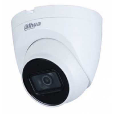 IP камера Dahua DH-IPC-HDW2431TP-AS-S2 (2.8 мм), 4 Mп, 1/3" CMOS, H.265, день/ніч, ІЧ підсвічування 30 м, RJ-45, Micro SD, IP67, PoE, мікрофон, 109х100 мм