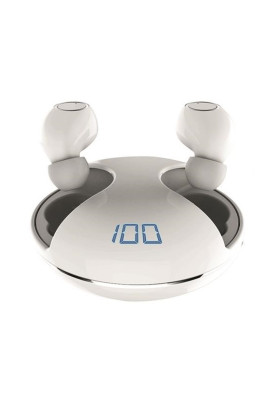 Навушники 2E RainDrops X True Wireless, White, Bluetooth 5.0, з кейсом, 10 мВт, 16 Ом, до 12 год (до 70 год з кейсом), мікрофон, IPX7 (2E-EBTWRDXWH)