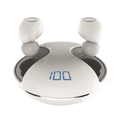 Навушники 2E RainDrops X True Wireless, White, Bluetooth 5.0, з кейсом, 10 мВт, 16 Ом, до 12 год (до 70 год з кейсом), мікрофон, IPX7 (2E-EBTWRDXWH)