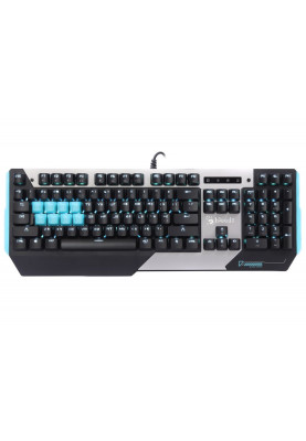 Клавіатура A4Tech Bloody B865 (Gun Grey) LK Red, LK оптико-механічна, Ice Blue підсвічування, USB