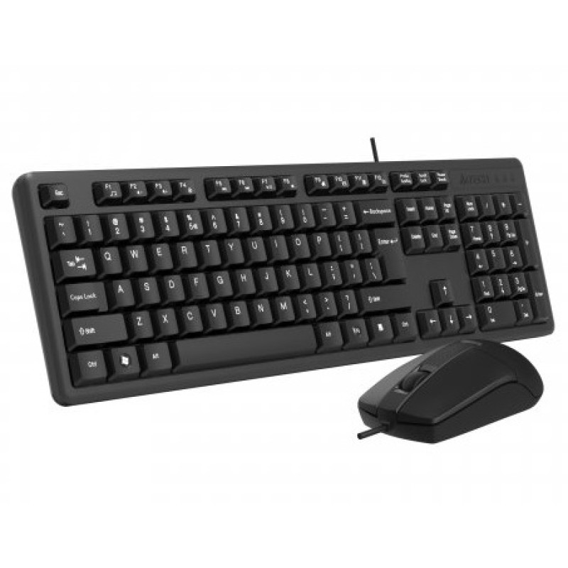 Комплект A4Tech KK-3330S Black, дротовий, клавіатура+миша, USB (KK-3+OP-330S)