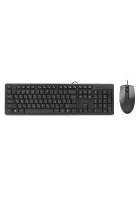 Комплект A4Tech KK-3330S Black, дротовий, клавіатура+миша, USB (KK-3+OP-330S)