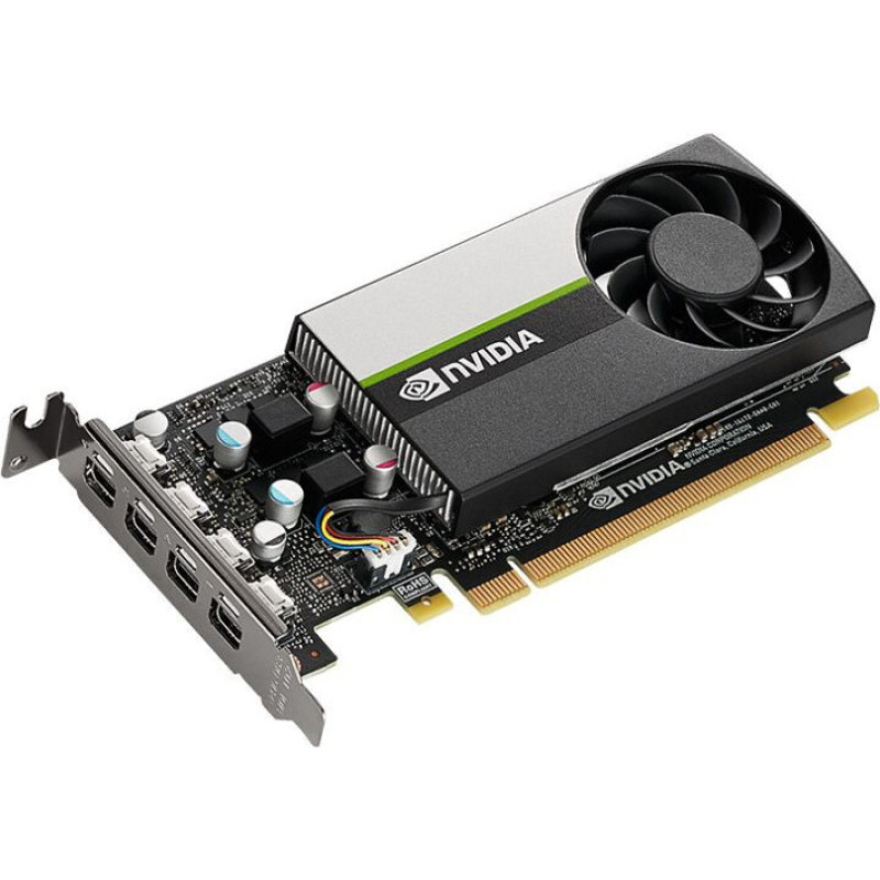 Відеокарта nVidia Quadro T1000, HP, 4Gb GDDR6, 128-bit, 4xminiDP, Low Profile (20X22AA)