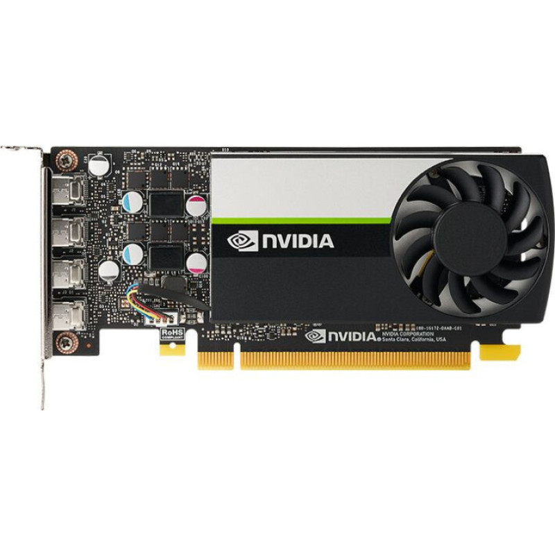 Відеокарта nVidia Quadro T1000, HP, 4Gb GDDR6, 128-bit, 4xminiDP, Low Profile (20X22AA)