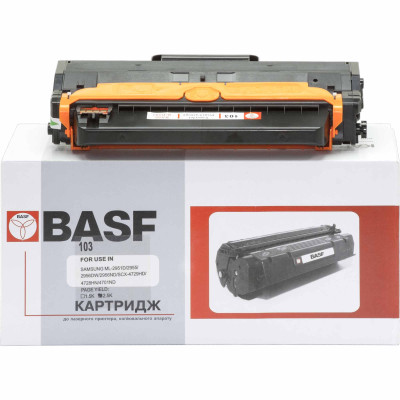 Картридж Samsung MLT-D103L, Black, ML-2950/2955, SCX-4727/4728/4729, 2500 стор, BASF (BASF-KT-MLTD103L)