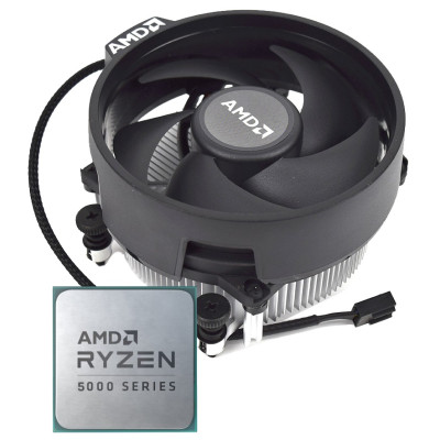 Процесор AMD (AM4) Ryzen 7 5700G, Tray + Cooler, 8x3.8 GHz (Turbo Boost 4.6 GHz), Radeon Vega (2000 MHz, 8 GPU), L3 16Mb, Zen 3, 7 nm, TDP 65W, розблокований множник (100-100000263MPK)