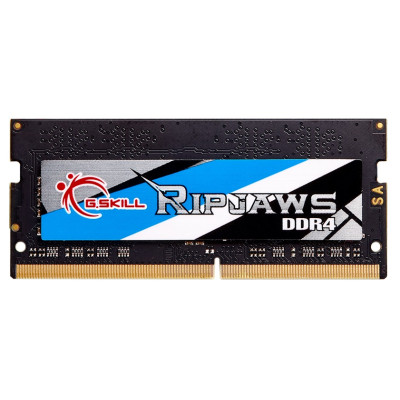 Пам'ять SO-DIMM, DDR4, 16Gb, 3200 MHz, G.Skill Ripjaws, 1.2V, 22-22-22-52 (F4-3200C22S-16GRS)