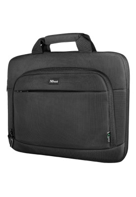 Сумка 14" Trust Sydney Slim Bag, Black, поліестер, 30 x 40 x 2 см (24394)