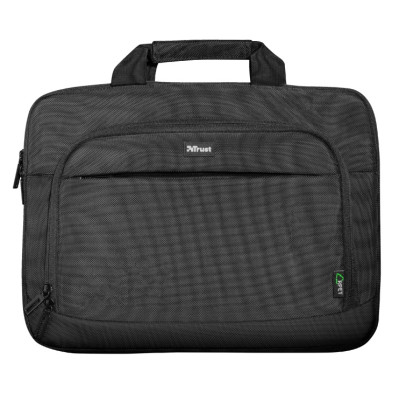 Сумка 14" Trust Sydney Slim Bag, Black, поліестер, 30 x 40 x 2 см (24394)