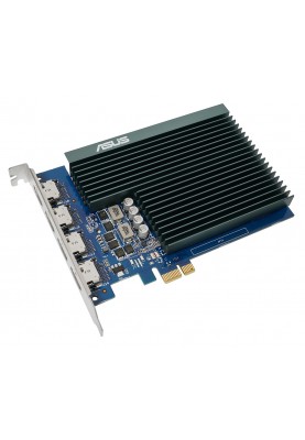 Відеокарта GeForce GT730, Asus, 2Gb GDDR5, 64-bit, 4xHDMI, 927/5010 MHz, Silent (GT730-4H-SL-2GD5)