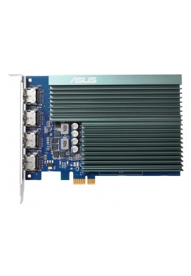 Відеокарта GeForce GT730, Asus, 2Gb GDDR5, 64-bit, 4xHDMI, 927/5010 MHz, Silent (GT730-4H-SL-2GD5)