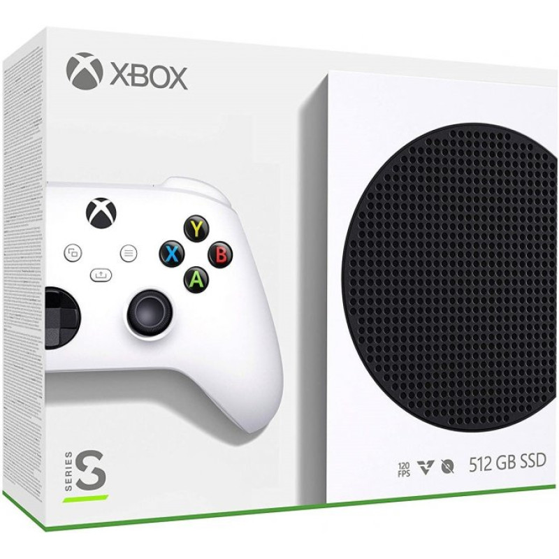 Ігрова приставка Microsoft Xbox Series S, White, 512Gb, 1 джойстик