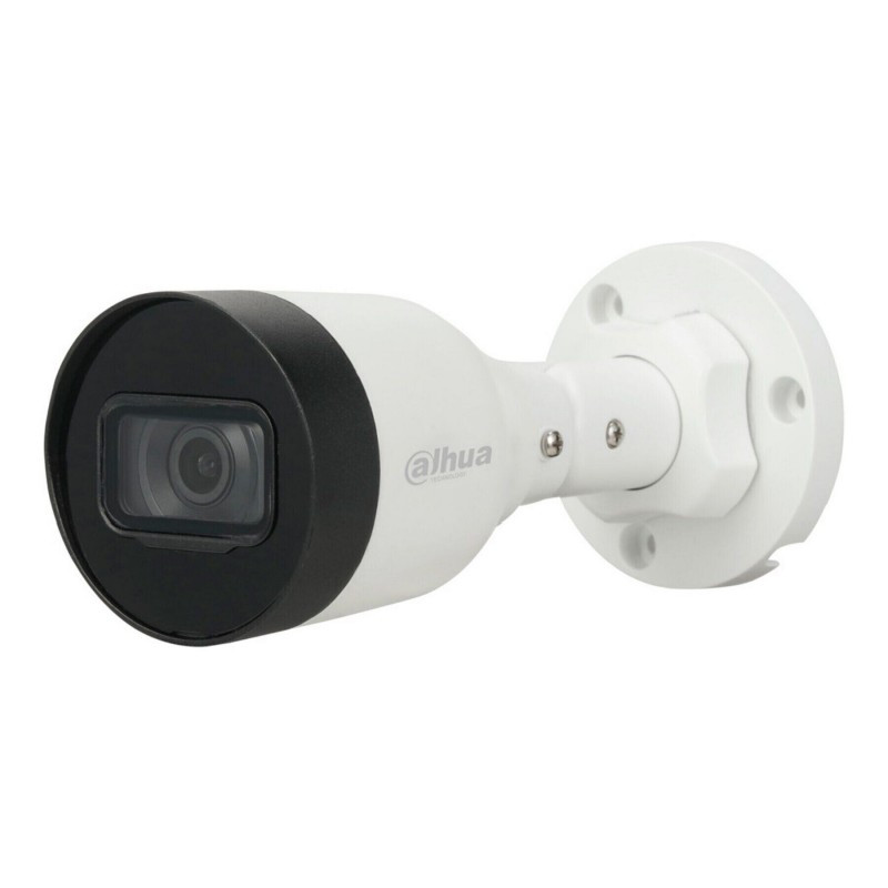 IP камера Dahua DH-IPC-HFW1230S1-S5, 2 Мп, 1/2.8" CMOS, H.265, 1920x1080, f=2.8 мм, день/ніч, ИК подсветка 30 м, RJ45, IP67, PoE, 162.2х70 мм