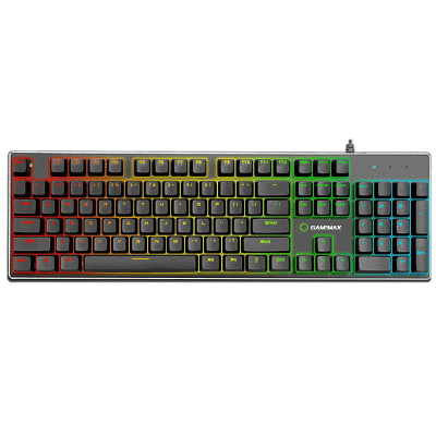 Клавіатура GameMax K901 USB Grey, механічне, підсвічування (K901)