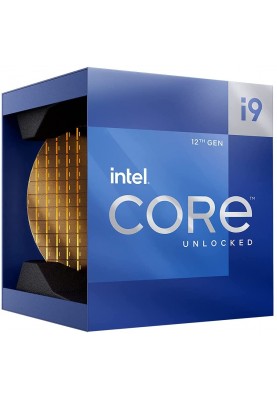 Процесор Intel Core i9 (LGA1700) i9-12900K, Box, 16x3.2 GHz (Turbo Boost 5.2 GHz, 24 потоки), UHD Graphics 770, L3 30Mb Smart Cache, Alder Lake, 10 nm, TDP 125W, розблокований множник, система охолодження в комплекті не йде (BX8071512900K)