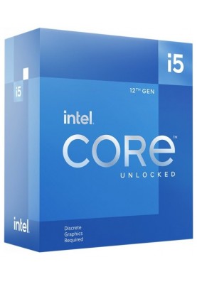 Процесор Intel Core i5 (LGA1700) i5-12600KF, Box, 10x3.7 GHz (Turbo Boost 4.9 GHz, 16 потоків), L3 20Mb Smart Cache, Alder Lake, 10 nm, TDP 125W, розблокований множник, система охолодження в комплекті не йде (BX8071512600KF)