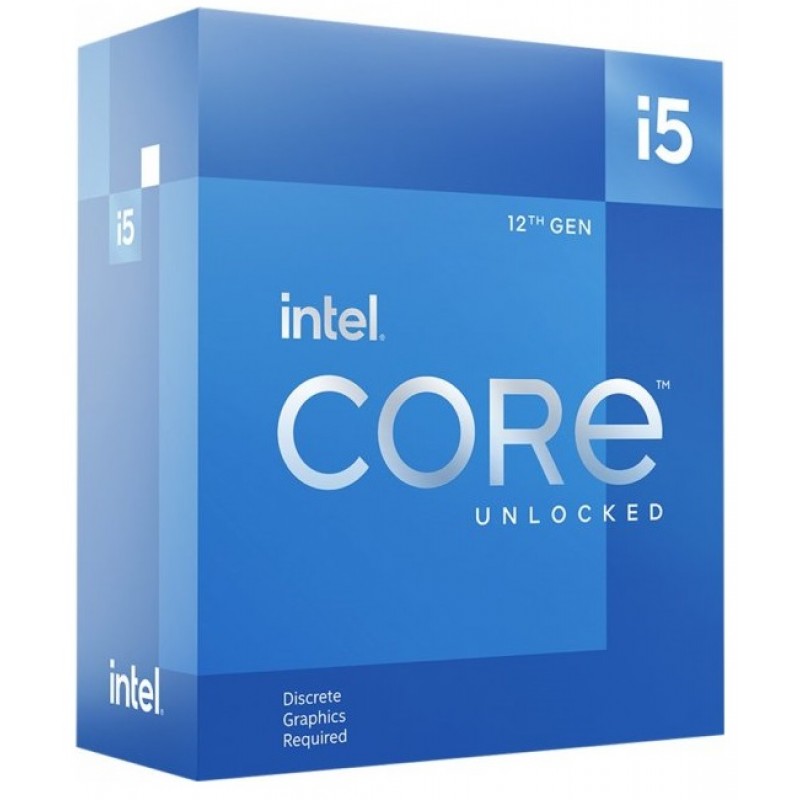 Процесор Intel Core i5 (LGA1700) i5-12600KF, Box, 10x3.7 GHz (Turbo Boost 4.9 GHz, 16 потоків), L3 20Mb Smart Cache, Alder Lake, 10 nm, TDP 125W, розблокований множник, система охолодження в комплекті не йде (BX8071512600KF)