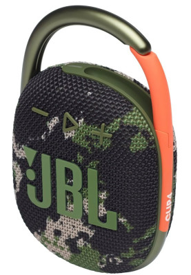 Колонка портативна 1.0 JBL Clip 4 Squad, 5Bт, Bluetooth, живлення від акумулятора, IP67 водонепроникна