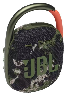 Колонка портативна 1.0 JBL Clip 4 Squad, 5Bт, Bluetooth, живлення від акумулятора, IP67 водонепроникна