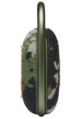 Колонка портативна 1.0 JBL Clip 4 Squad, 5Bт, Bluetooth, живлення від акумулятора, IP67 водонепроникна