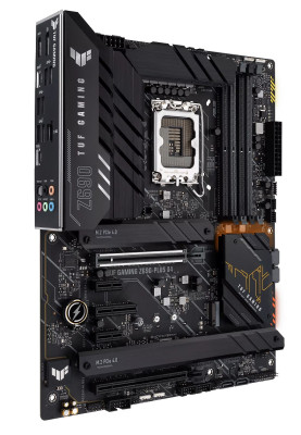 Мат.плата LGA1700, Asus TUF GAMING Z690-PLUS D4, Z690, 4xDDR4, Int.Video(CPU), 4xSATA3, 4xM.2, 1xPCI-E 16x 5.0, 1xPCI-E 16x 3.0, 1xPCI-E 4x 3.0, 2xPCI-E 1x 3.0, 2.5Gb Lan, 10xUSB3.2/2xUSB2.0, CrossFire, HDMI/DP, ATX