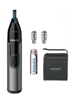 Тример Philips NT3650/16 Black, для бороди, 3 насадки, вологе очищення, водонепроникне