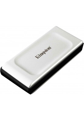 Зовнішній накопичувач SSD, 500Gb, Kingston XS2000, Grey, USB 3.2, 2000/2000 MB/s, до комплекту входить гумовий чохол та кабель USB-C (SXS2000/500G)