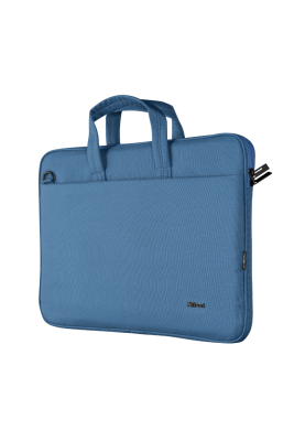 Сумка 16" Trust Bologna Slim, Blue, поліестер, 41 x 29 x 2 см (24448)