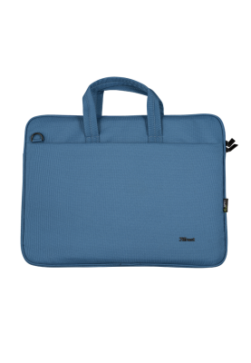 Сумка 16" Trust Bologna Slim, Blue, поліестер, 41 x 29 x 2 см (24448)