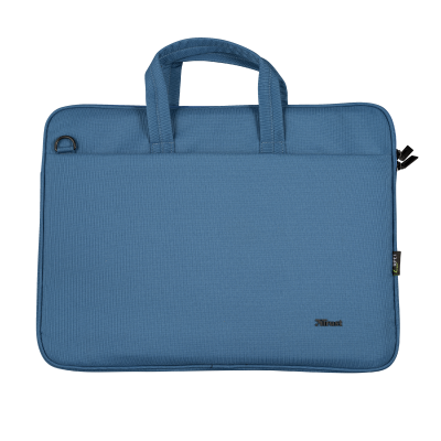 Сумка 16" Trust Bologna Slim, Blue, поліестер, 41 x 29 x 2 см (24448)