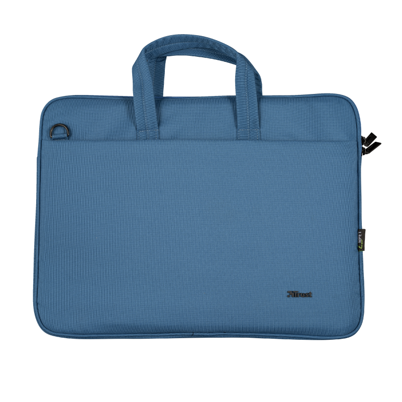Сумка 16" Trust Bologna Slim, Blue, поліестер, 41 x 29 x 2 см (24448)