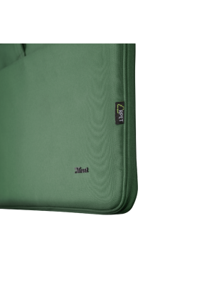 Сумка 16" Trust Bologna Slim, Green, поліестер, 41 x 29 x 2 см (24450)